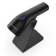 GTCODESTAR barcode scanner X-9200L με βάση, 1D & 2D, ενσύρματο & ασύρματο, Bluetooth, 800mAh, μαύρο