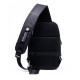 ARCTIC HUNTER τσάντα Crossbody XB-00081, USB, 6L, μαύρη ARCTIC HUNTER τσάντα Crossbody XB-00081, USB, 6L, μαύρη