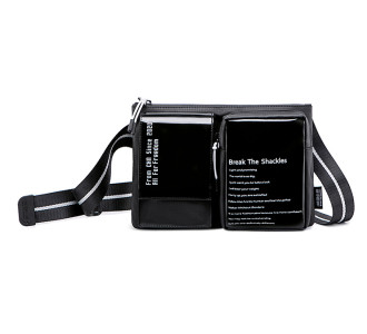 SUPER FIVE τσάντα ώμου XB00118-BK, μαύρη SUPER FIVE τσάντα ώμου XB00118-BK, μαύρη