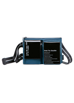 SUPER FIVE τσάντα ώμου XB00118-BL, μπλε