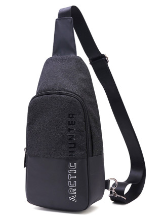 ARCTIC HUNTER τσάντα Crossbody XB0058, 5L, μαύρη ARCTIC HUNTER τσάντα Crossbody XB0058, 5L, μαύρη