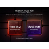 RUGONE smartphone Xever 7, 6.67", 12/512GB, 5G, 5550mAh, IP68/IP69K/MIL-STD-810H, μαύρο