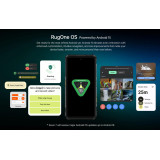 RUGONE smartphone Xever 7, 6.67", 12/512GB, 5G, 5550mAh, IP68/IP69K/MIL-STD-810H, μαύρο