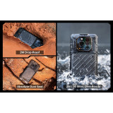 RUGONE smartphone Xever 7, 6.67", 12/512GB, 5G, 5550mAh, IP68/IP69K/MIL-STD-810H, μαύρο