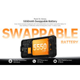 RUGONE smartphone Xever 7, 6.67", 12/512GB, 5G, 5550mAh, IP68/IP69K/MIL-STD-810H, μαύρο