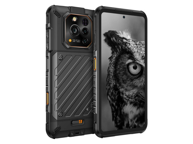 RUGONE smartphone Xever 7, 6.67", 12/512GB, 5G, 5550mAh, IP68/IP69K/MIL-STD-810H, μαύρο