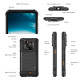 RUGONE smartphone Xever 7 Pro με θερμική εικόνα, 6.67", 12/512GB, 5G, 5550mAh, IP68/IP69K/MIL-STD-810H, μαύρο