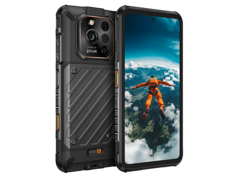 RUGONE smartphone Xever 7 Pro με θερμική εικόνα, 6.67", 12/512GB, 5G, 5550mAh, IP68/IP69K/MIL-STD-810H, μαύρο