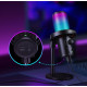 CMTECK επιτραπέζιο μικρόφωνο XM560, καρδιοειδές, USB/USB-C, RGB LED, μαύρο CMTECK επιτραπέζιο μικρόφωνο XM560, καρδιοειδές, USB/USB-C, RGB LED, μαύρο