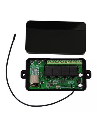 Ασύρματος δέκτης τηλεχειρισμού 4 καναλιών YET404WFR, 433MHz, WiFi Ασύρματος δέκτης τηλεχειρισμού 4 καναλιών YET404WFR, 433MHz, WiFi