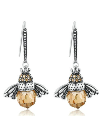 BAMOER σκουλαρίκια κρεμαστά YIE230-A, κυβική ζιρκόνια, ασήμι 925, ασημί BAMOER σκουλαρίκια κρεμαστά YIE230-A, κυβική ζιρκόνια, ασήμι 925, ασημί