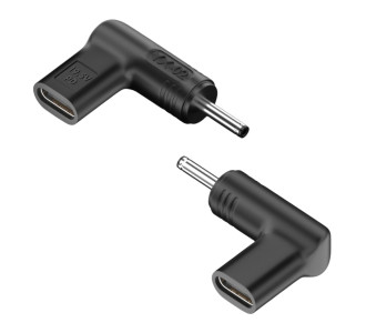 POWERTECH αντάπτορας τροφοδοσίας YX-02, USB-C σε 3.5x1.35mm, μαύρος