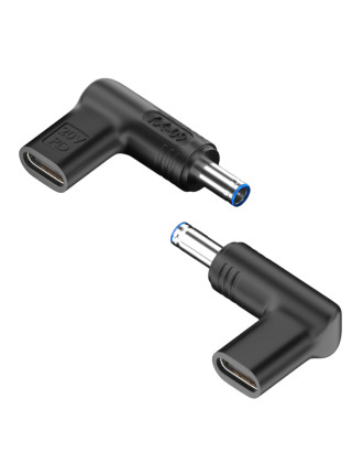 POWERTECH αντάπτορας τροφοδοσίας YX-09, USB-C σε HP 4.5x3mm, μαύρος