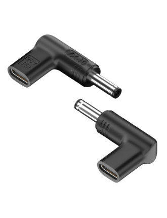 POWERTECH αντάπτορας τροφοδοσίας YX-10, USB-C σε Dell 4.5x3mm, μαύρος