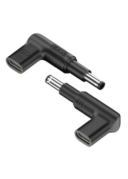 POWERTECH αντάπτορας τροφοδοσίας YX-13, USB-C σε HP 4.8x1.7mm, μαύρος
