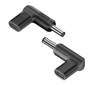 POWERTECH αντάπτορας τροφοδοσίας YX-14, USB-C σε Sony 6.5x4.4mm, μαύρος