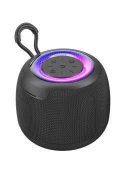 USAMS φορητό ηχείο US-YX014, 10W, Bluetooth, 1200mAh, μαύρο
