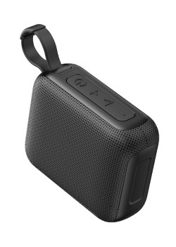 USAMS φορητό ηχείο YX015, 5W, Bluetooth, 1200mAh, μαύρο