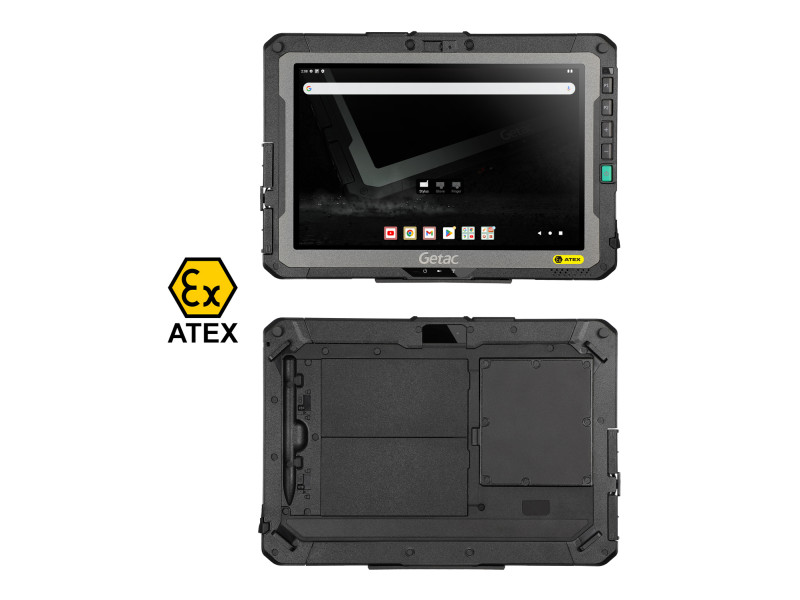 GETAC tablet ZX10-EX, 10.1", 4/64GB, 4G, 9980mAh, IP66/MIL-STD-810H/ATEX/IECEx, Android 13, μαύρο