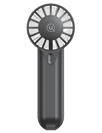 USAMS φορητός ανεμιστήρας ZB288 με 3 ταχύτητες, 1200mAh, μαύρος