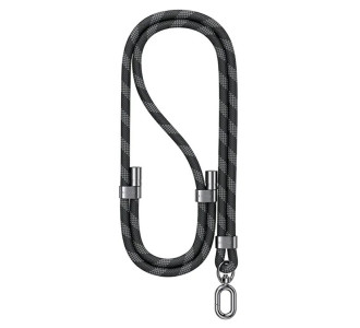 USAMS κορδόνι λαιμού για κινητά ZB316, 160cm, universal, μαύρο