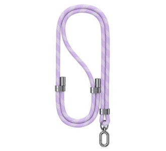 USAMS κορδόνι λαιμού για κινητά ZB316, 160cm, universal, μωβ