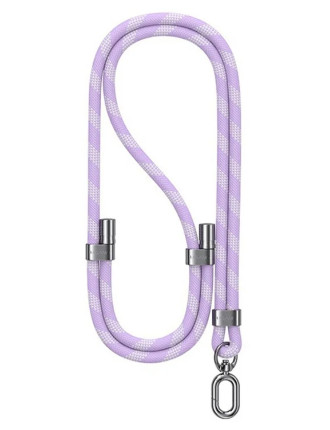 USAMS κορδόνι λαιμού για κινητά ZB316, 160cm, universal, μωβ