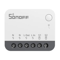 SONOFF smart διακόπτης ZBMINIR2, 1 κανάλι, ZigBee 3.0, 10A, λευκός