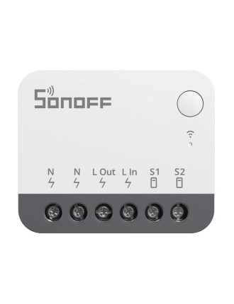 SONOFF smart διακόπτης ZBMINIR2, 1 κανάλι, ZigBee 3.0, 10A, λευκός SONOFF smart διακόπτης ZBMINIR2, 1 κανάλι, ZigBee 3.0, 10A, λευκός