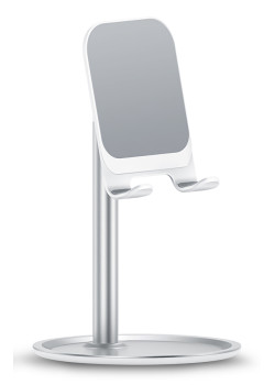 USAMS βάση smartphone US-ZJ048, ρυθμιζόμενη, μεταλλική, λευκή