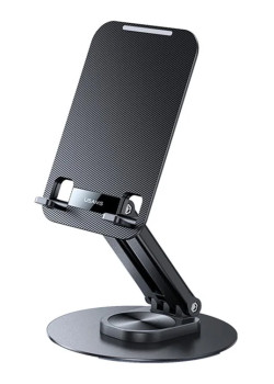 USAMS επιτραπέζια βάση για tablet ZJ080 έως 12", foldable, μαύρη