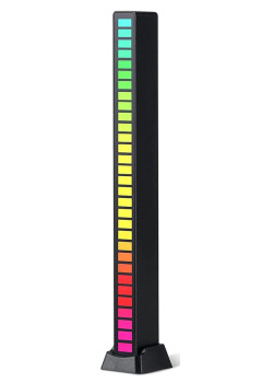 LED φωτορυθμικό φωτιστικό ZS52, RGB, 5W, μαύρο
