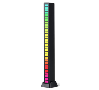 LED φωτορυθμικό φωτιστικό ZS52, RGB, 5W, μαύρο LED φωτορυθμικό φωτιστικό ZS52, RGB, 5W, μαύρο